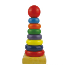 Wooden Rainbow Classic Stacking Ring Toy